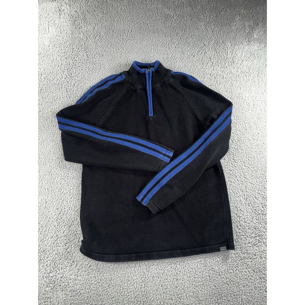 Eddie Bauer Sweater Men Large Tall 1/4 Zip Knit Long‎ Sleeve 90s Y2K Gorpcore